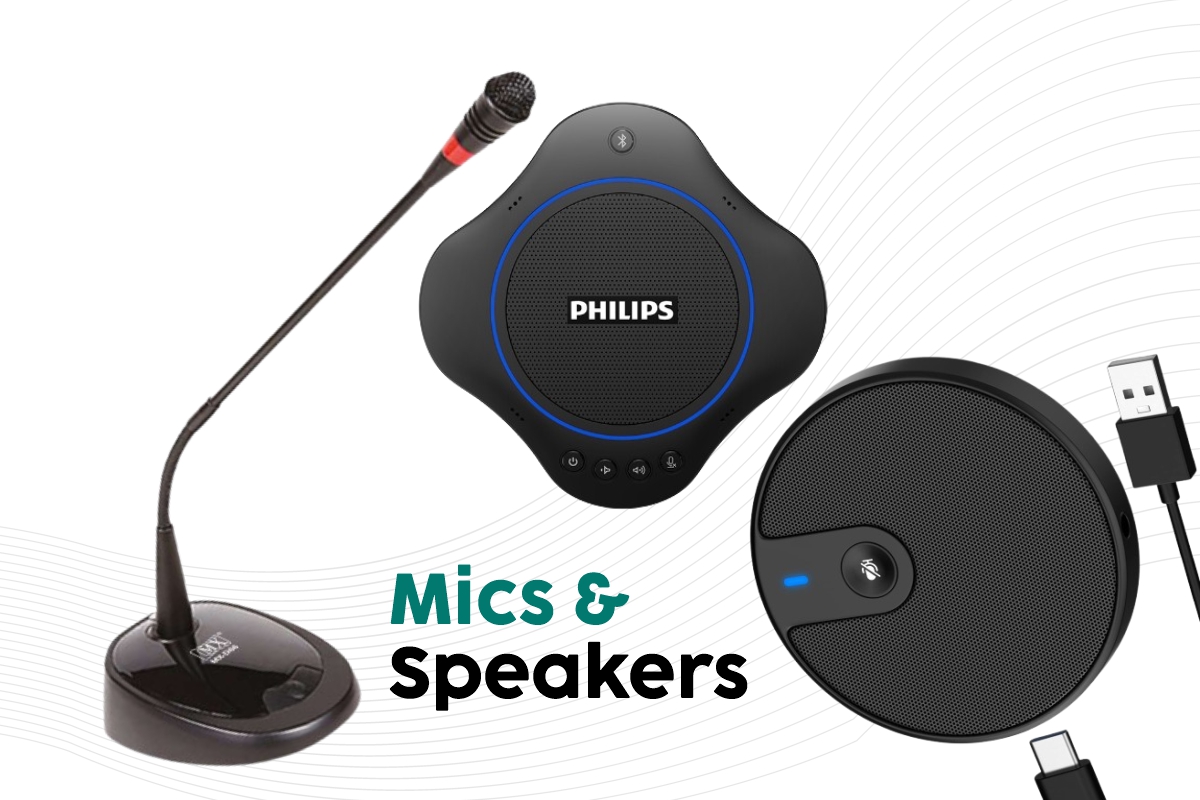 mics & speakers