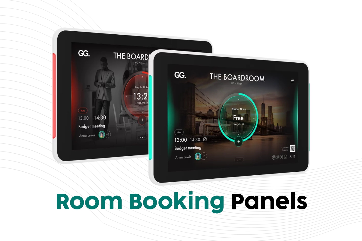 room booking panels